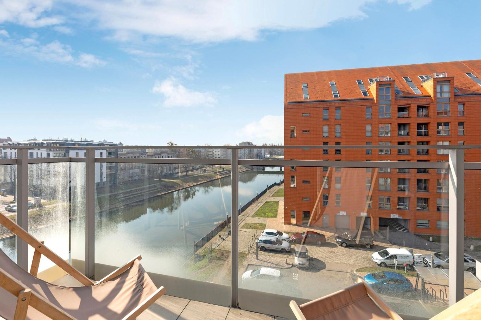 Aura - Riverside & Parking By Downtown Apartments 그단스크 객실 사진
