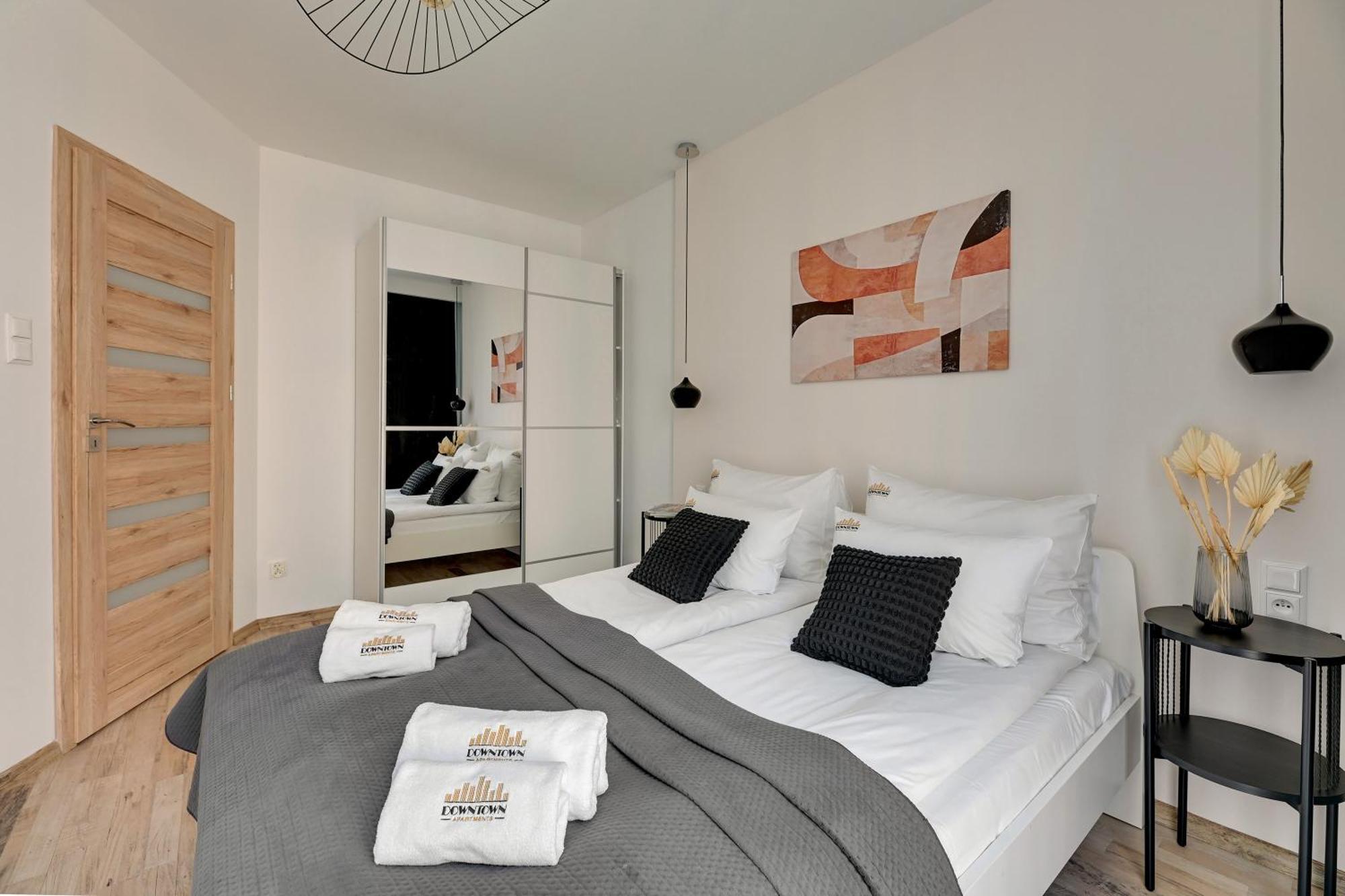 Aura - Riverside & Parking By Downtown Apartments 그단스크 객실 사진